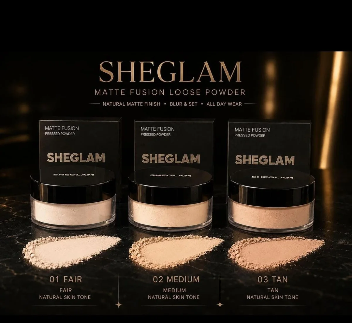MATTE FOSION LOOSE POWDER SHEGLAM🔥🔥✅🎉